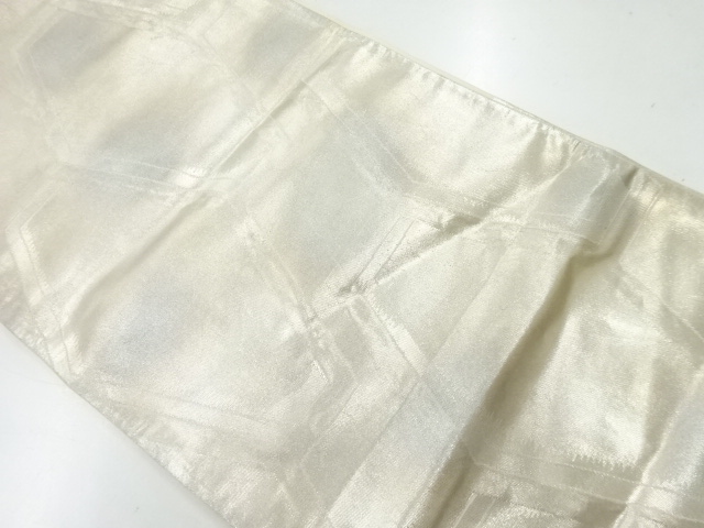 アンティーク　亀甲模様織出し袋帯（材料）